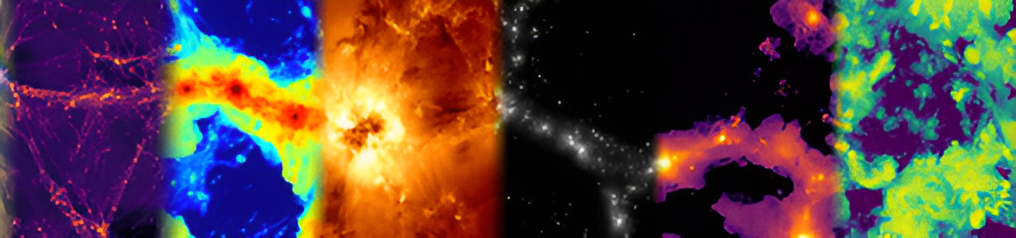 Galaxy simulation cover artwork
