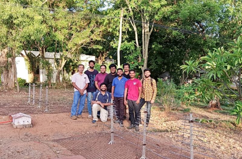 The two-element LPDA interferometric array at Gauribidanur Radio Observatory