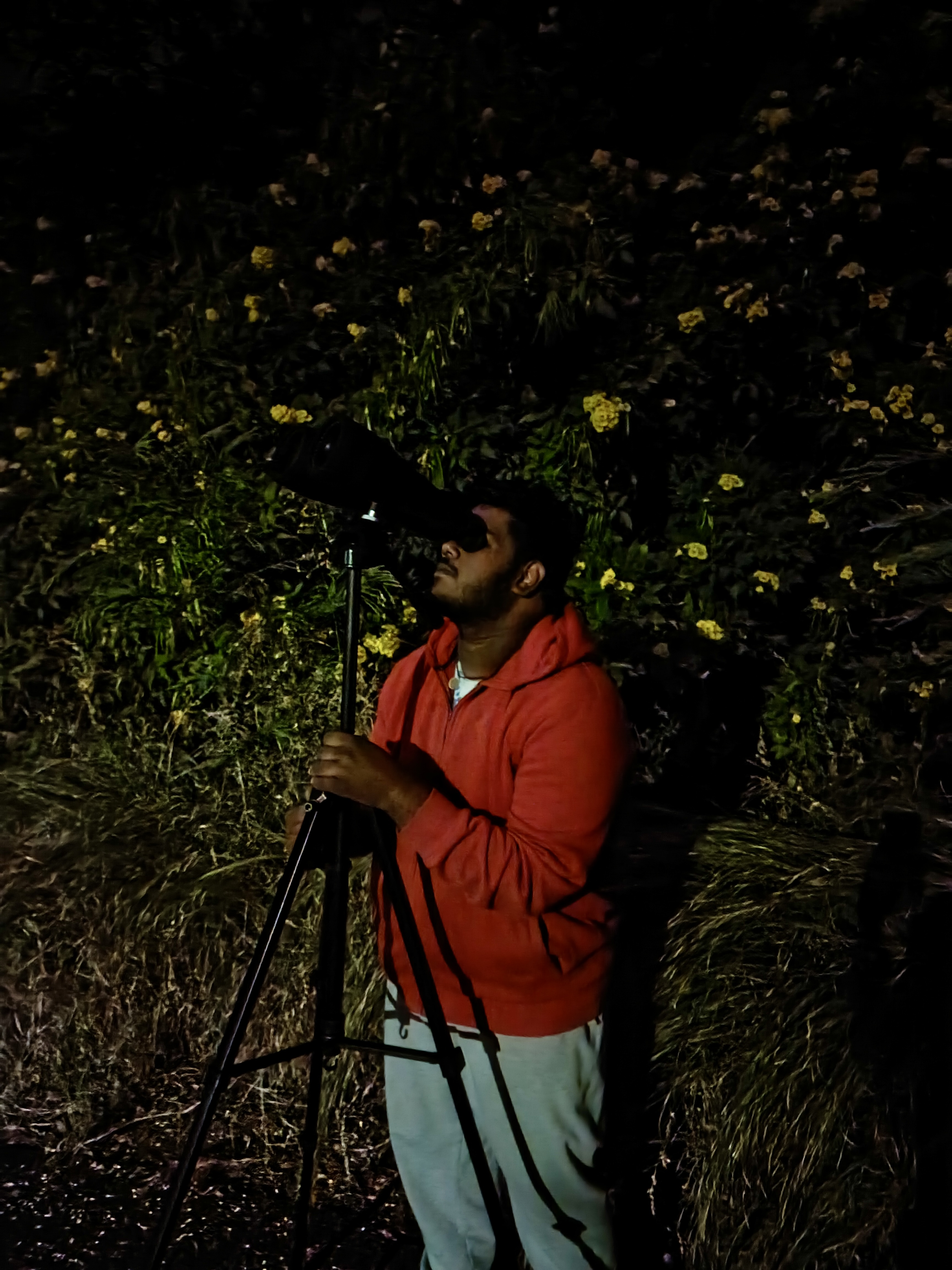 Observation night with binoculars 1