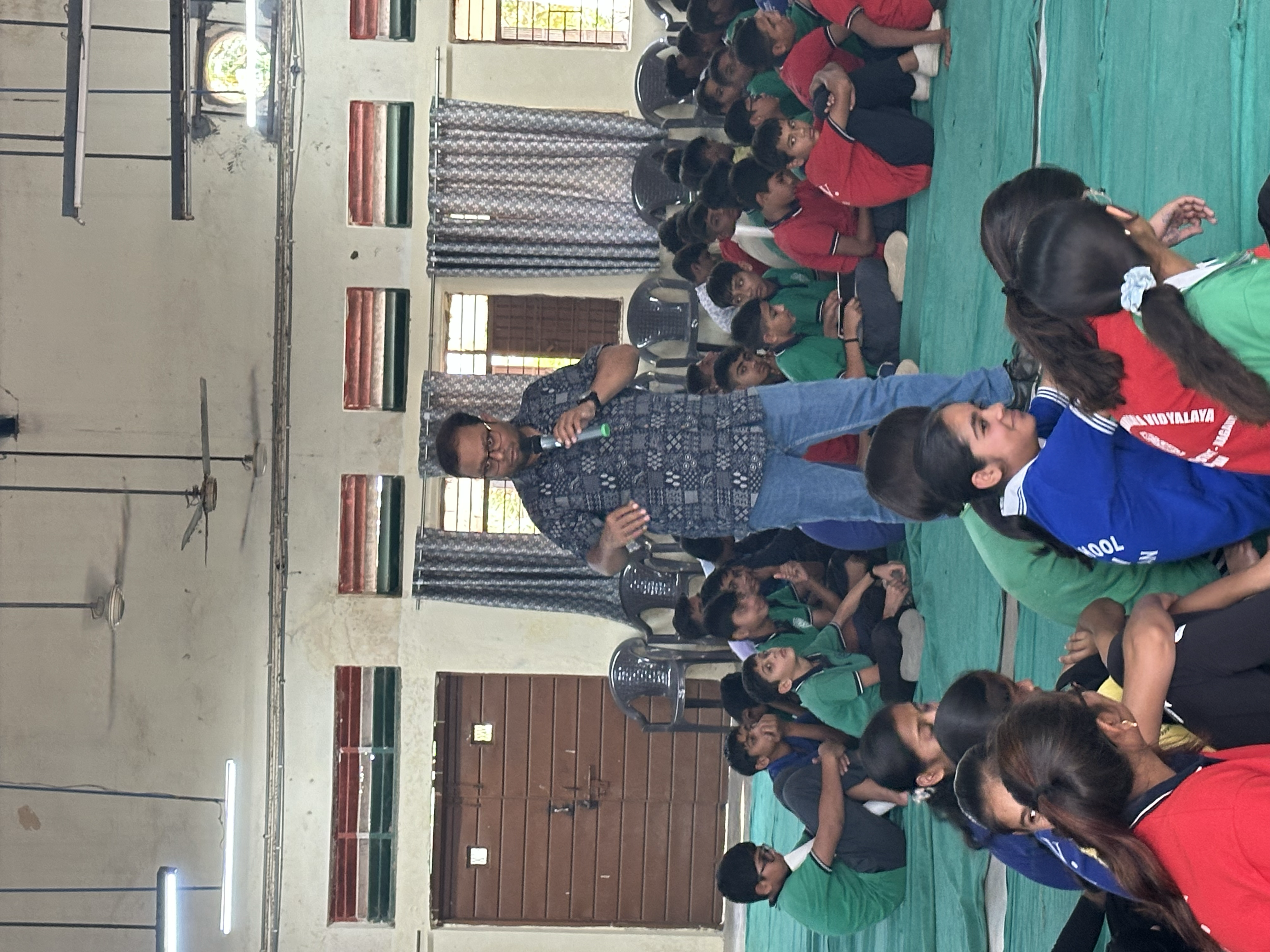 Astronomy outreach at Jawahar Navodaya Vidyalaya Kheda 2
