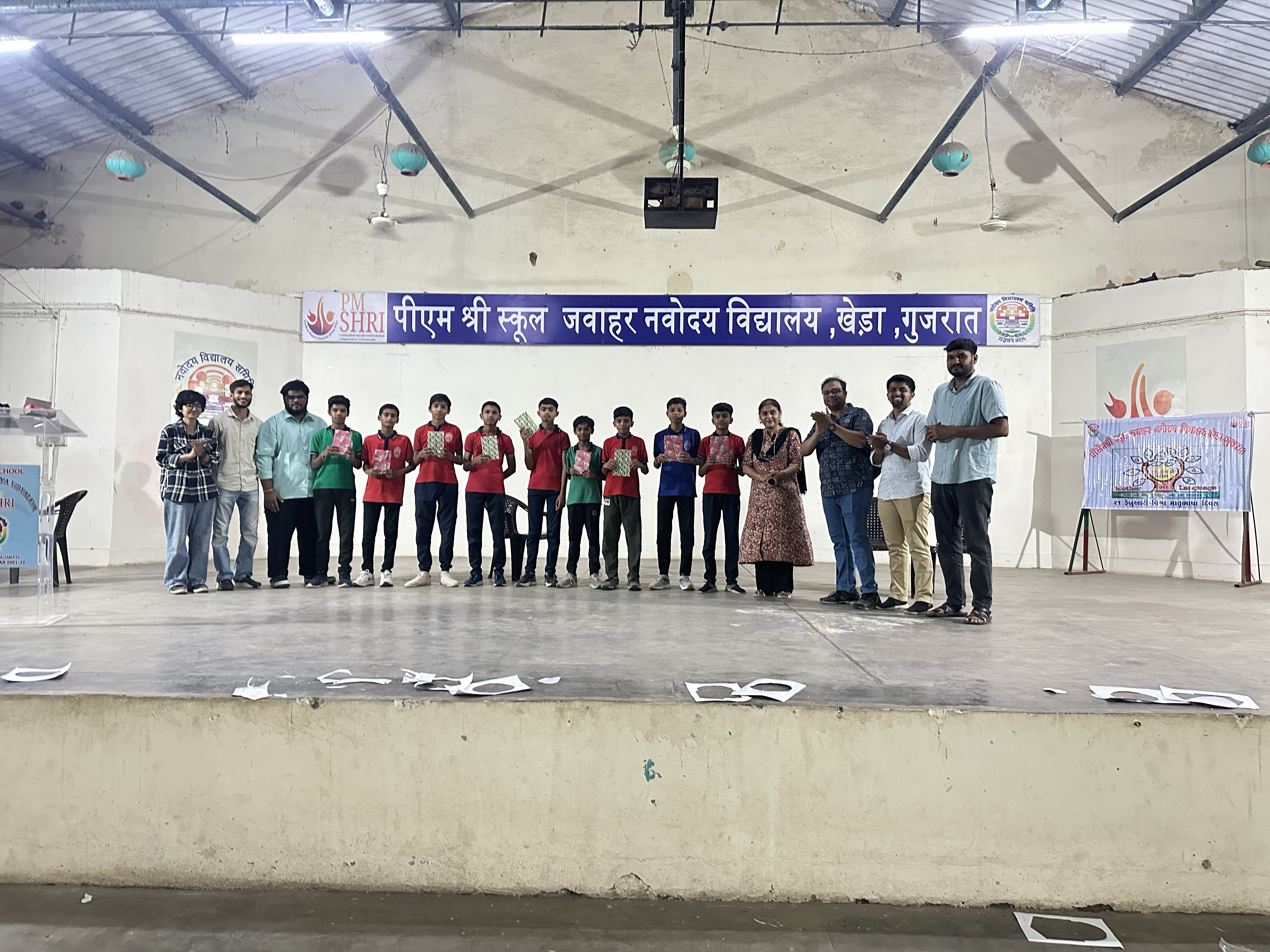 Astronomy outreach at Jawahar Navodaya Vidyalaya Kheda 3